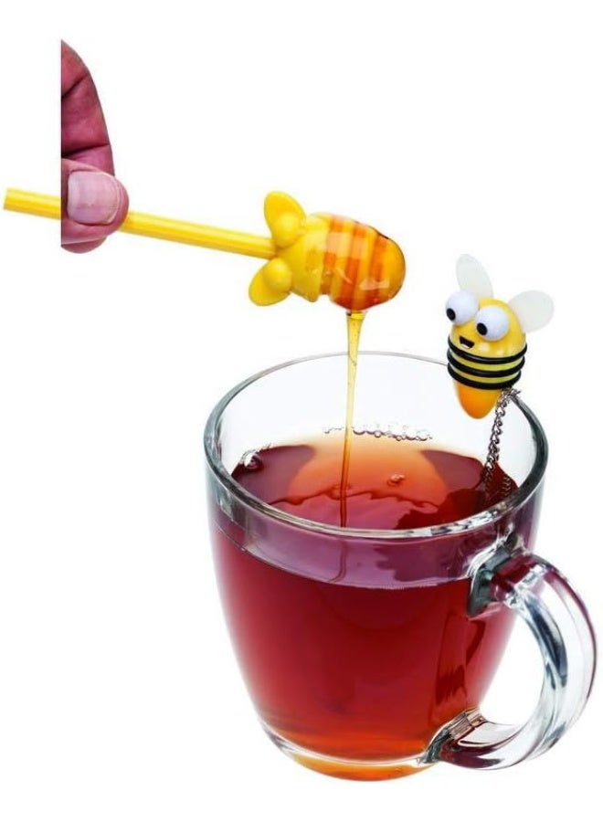 joie Tea Infuser With Honey Dipper Yellow - Image 3