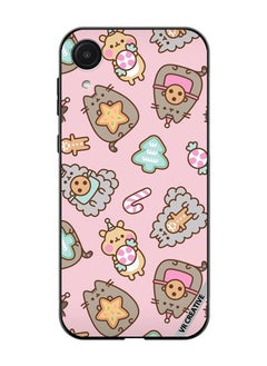 VR CREATIVE Protective Case Cover For Samsung Galaxy A03 Core Business Cat Design Multicolour  - Image 1