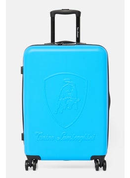 30 Inch Hardshell Brand Logo Check In Spinner, Blue