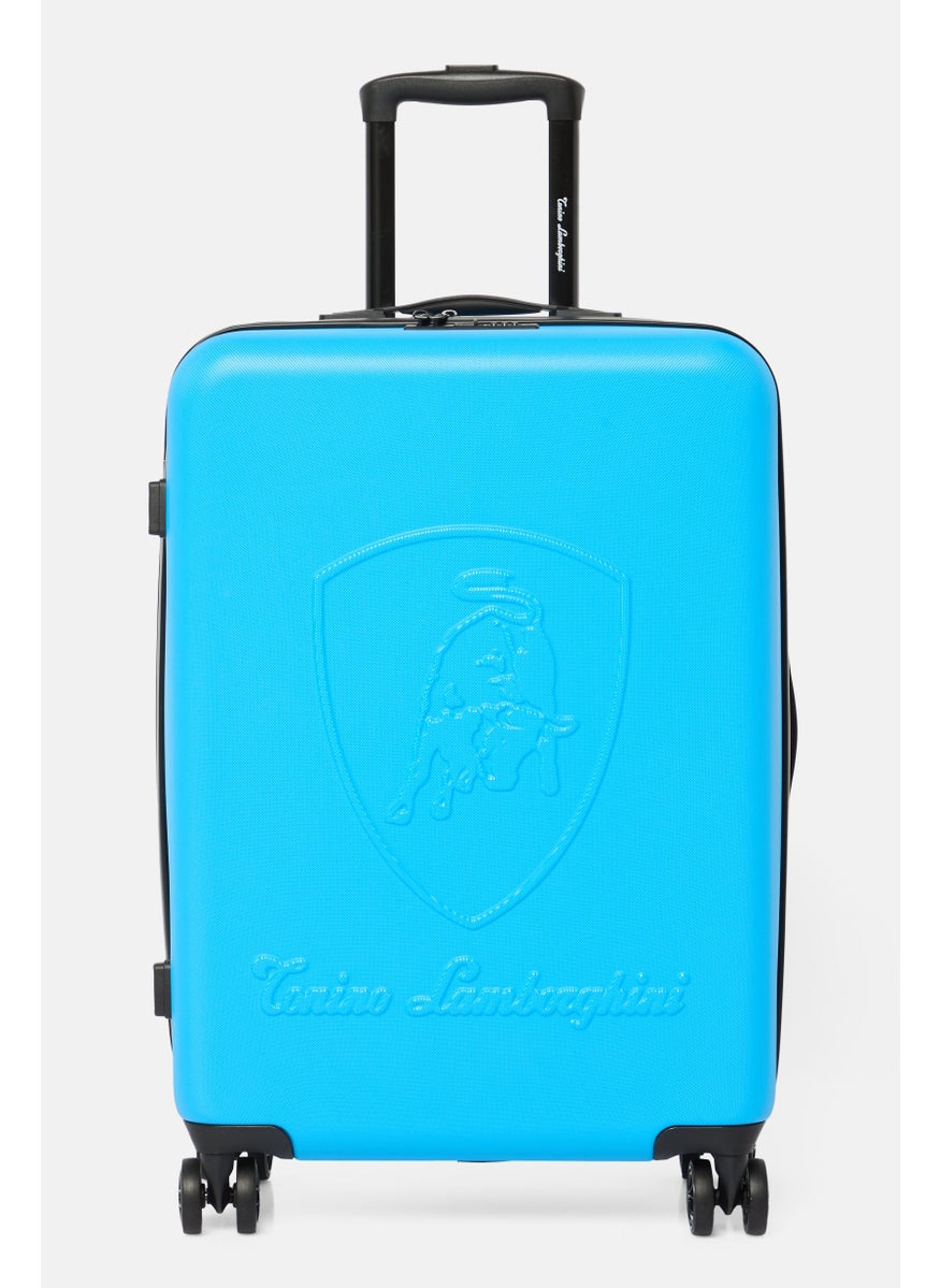 Tonino Lamborghini 30 Inch Hardshell Brand Logo Check In Spinner, Blue  - Image 1