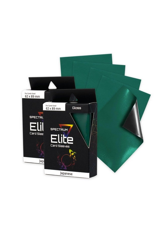 BCW Spectrum Elite Yugioh Sleeves - 120 Pack - Green Yugioh Card Sleeve | (Not for MTG or Pokemon) Small Trading Card Sleeves - Image 1
