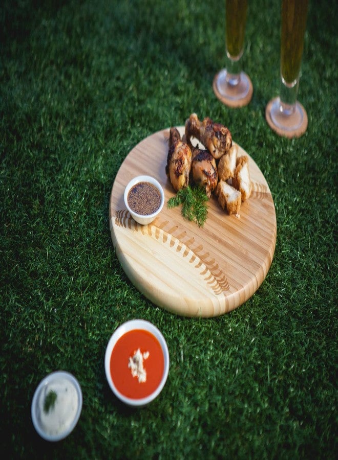 PICNIC TIME NCAA West Virginia Mountaineers Homerun! Bamboo Cutting Board with Team Logo - Image 3