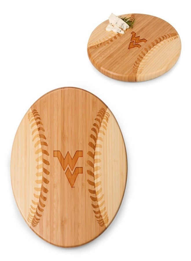 PICNIC TIME NCAA West Virginia Mountaineers Homerun! Bamboo Cutting Board with Team Logo - Image 2