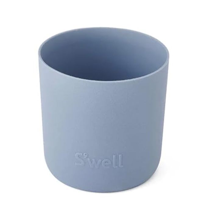 Swell 30oz Tumbler XL Silicone Bumper, Hydrangea Blue, Protective Anti-Slip Base for Added Stability and Impact Resistance, BPA Free, Scratch Resistant Protection
