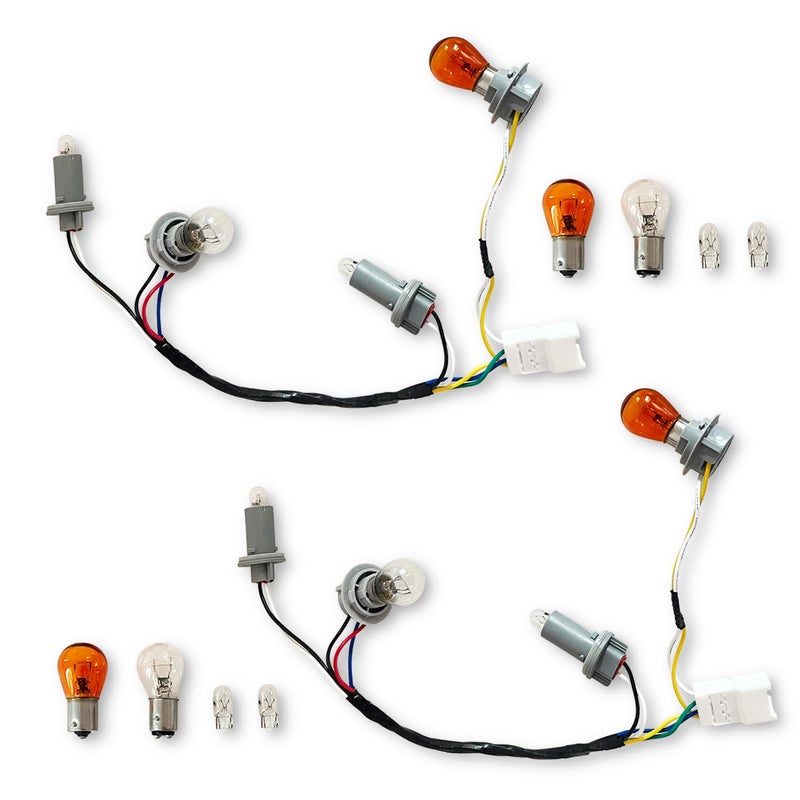 EAYBOMC Tail Lamp Holder and Wiring with 16 Halogen Bulbs for Hyundai Sonata 2011-2014 - Image 1