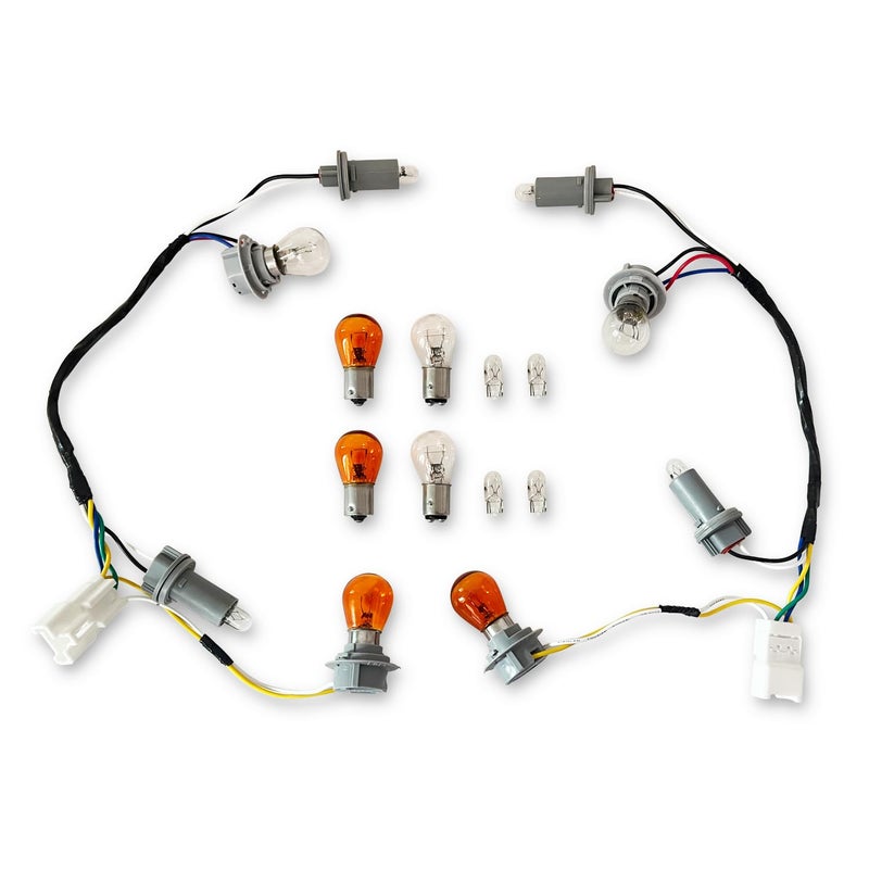 EAYBOMC Tail Lamp Holder and Wiring with 16 Halogen Bulbs for Hyundai Sonata 2011-2014 - Image 2