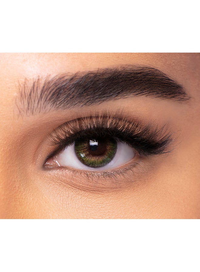 FRESHLOOK Unisex Pack Of 10 One Day Color Green Disposable Contact Lenses - Image 1