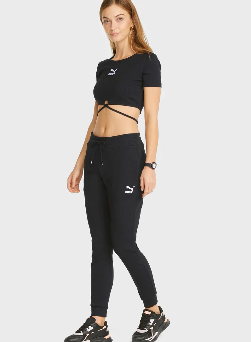 PUMA Classics Ribbed T-Shirt