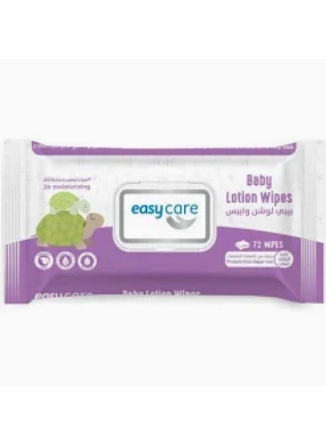 easy care 72-Piece Baby Lotion Wipes