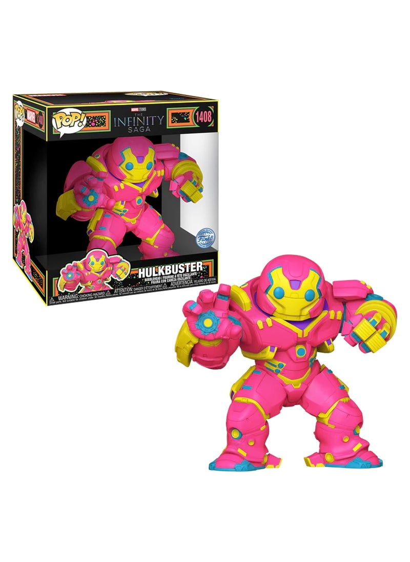 Funko Funko Pop! Jumbo Super Heroes: Marvel - The Infinity Saga - Iron Man Hulkbuster (Blacklight) (Exclusive) (1408)  - Image 3