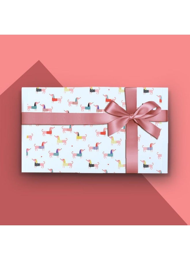 Neox Gift Wrapping Paper, Happy Birthday Wrapping Paper, 9 Sheets Brown Wrapping Paper with Stickers Paper Rope, Kraft Wrapping Paper for Birthday Graduation All Occasion for Men Women Boys Girls, 50X70CM - Image 5