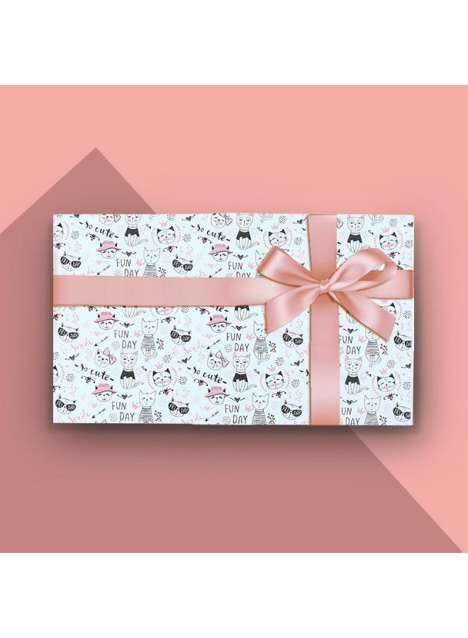 Neox Gift Wrapping Paper, Happy Birthday Wrapping Paper, 9 Sheets Brown Wrapping Paper with Stickers Paper Rope, Kraft Wrapping Paper for Birthday Graduation All Occasion for Men Women Boys Girls, 50X70CM - Image 4