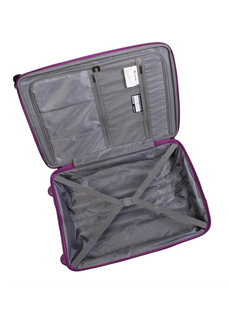 it Luggage it luggage Spontaneous, Unisex Polypropylene Material Hard Case Luggage, 8x360 degree Spinner Wheels, Expandable Trolley Bag, TSA Type lock,15-2881-08, Size Large, Color Lilac Purple  - Image 4