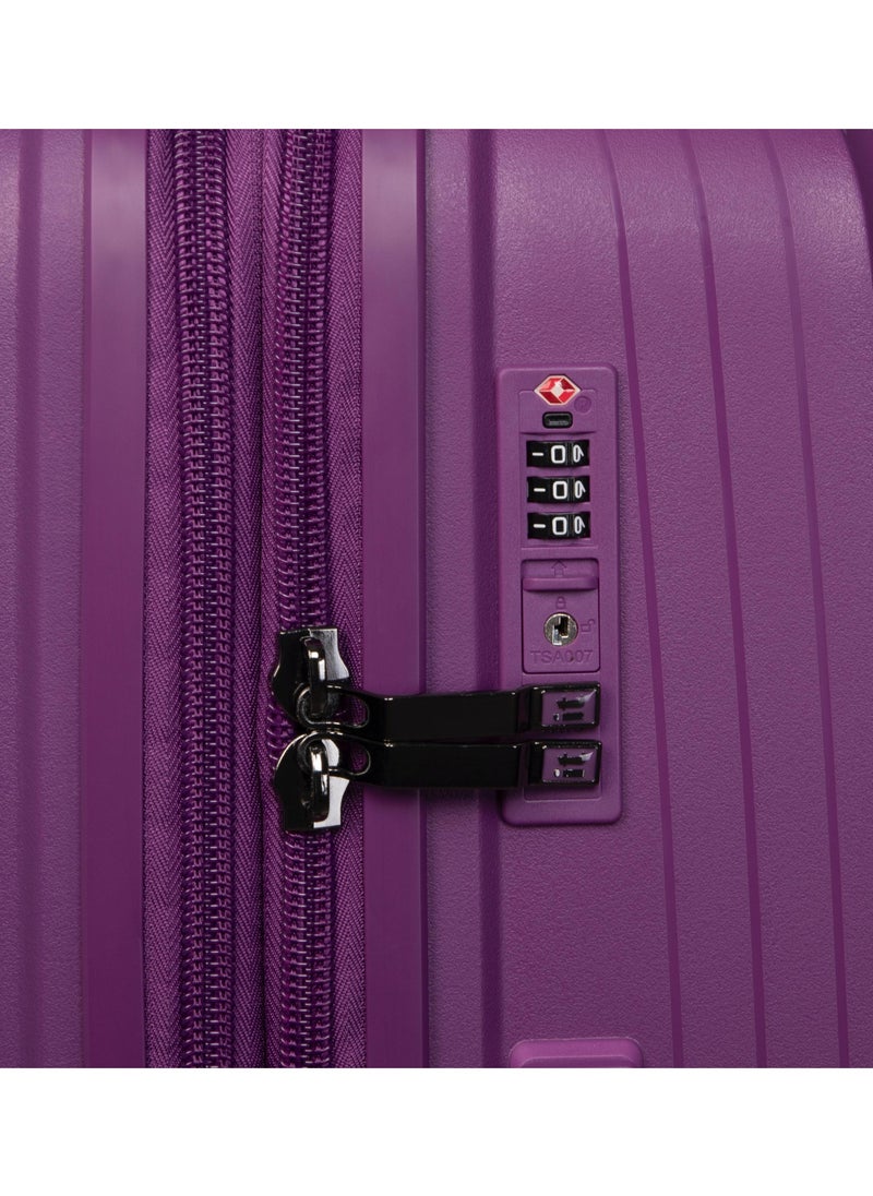 it Luggage it luggage Spontaneous, Unisex Polypropylene Material Hard Case Luggage, 8x360 degree Spinner Wheels, Expandable Trolley Bag, TSA Type lock,15-2881-08, Size Large, Color Lilac Purple  - Image 5