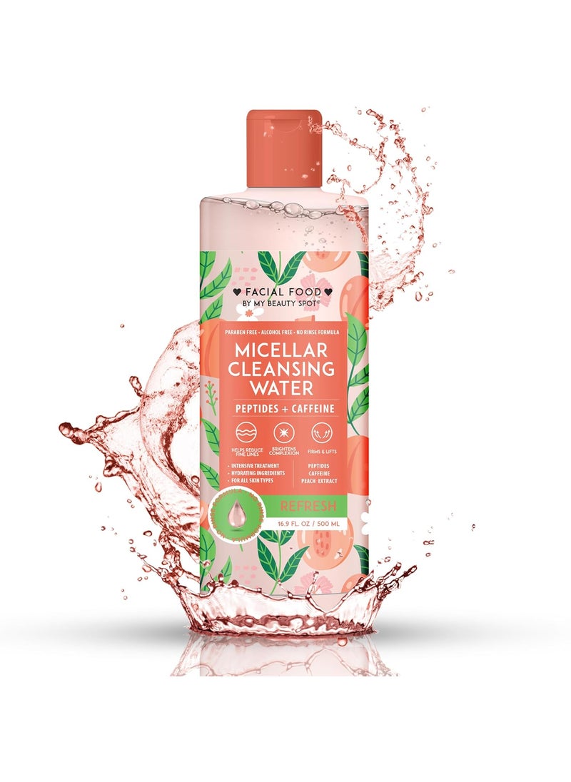 My Beauty Spot My Beauty Spot Micellar Water  Facial Cleansing Makeup Remover Hydrating Peach Infused Micellar Water  Gentle Makeup Remover  169 Fl Oz 