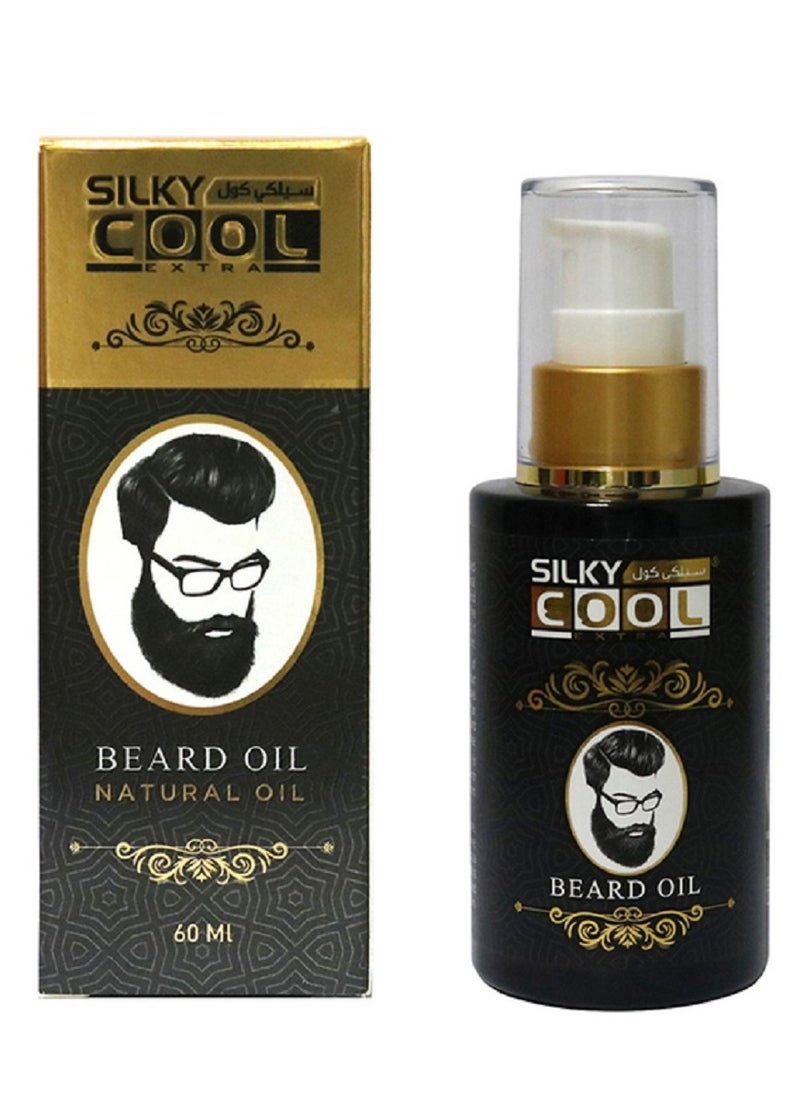 Silky Cool Pack Of 2 Silky Cool Beard Oil 60ml x 2  - Image 2
