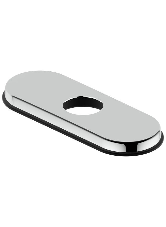 Derengge 4 Inch Bathroom Escutcheon Hole Cover, Faucet Deck Plate,1 Hole or 3 Hole Centerset Faucet Parts,RP-1063-CP,Polished Chrome Finished - Image 2