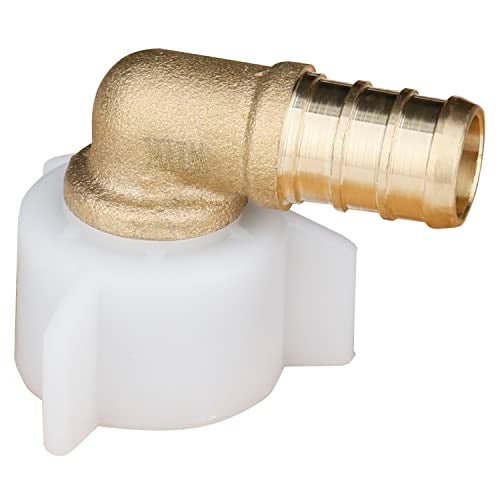 WHK 10 PACK PEX 1/2 Inch Pex fittings X 1/2 Female NPT Swivel Elbow Fittings Crimp Adapters-RV Pex Fittings to connect (Brass) - Image 5