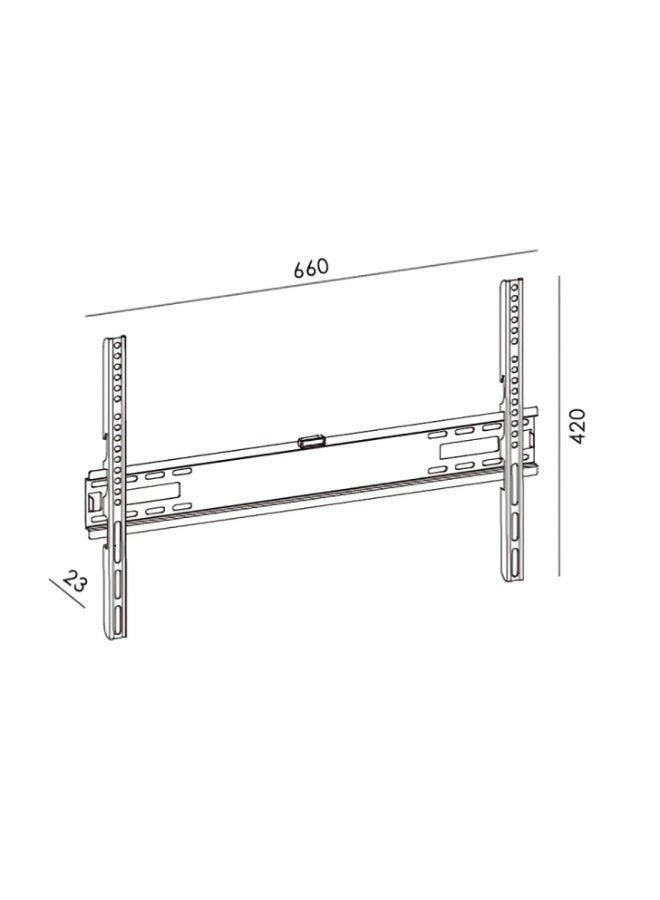 Fixed TV Wall Mount Bracket for 32–65 Inch TVs | Heavy Duty Steel Wall Mount | VESA Compatible | Supports Up to 30 kg - Image 2