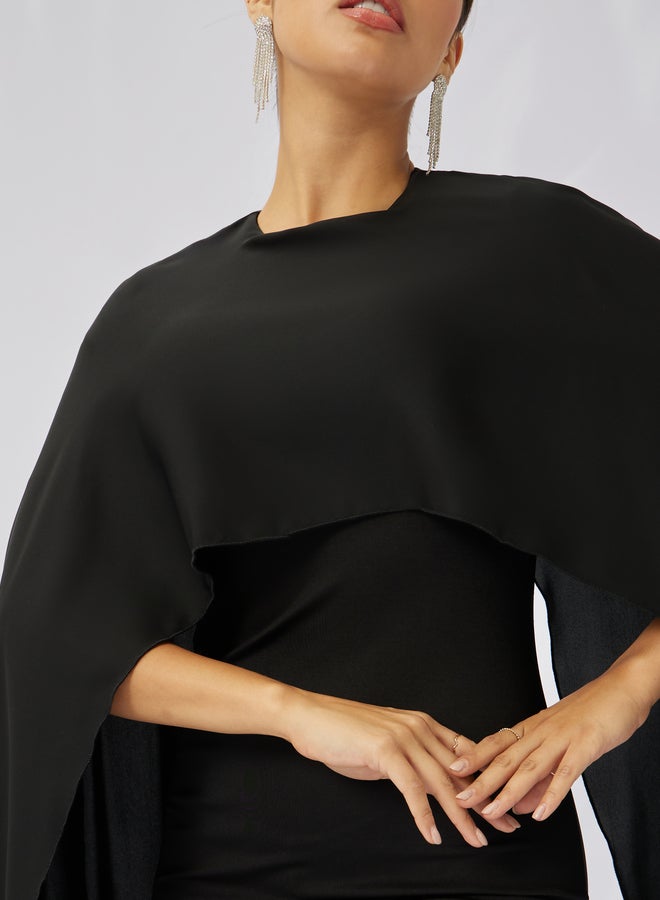 Styli Cape Sleeve Maxi Dress - Image 4