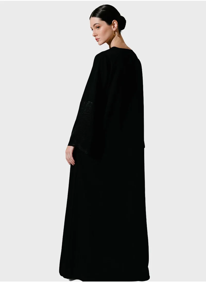 Demure Flute Sleeve Abaya