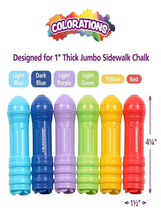 Colorations Jumbo Chalk Holder - Set of 6 - Image 4