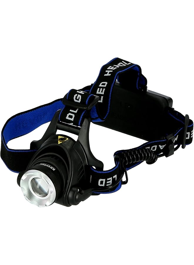 KRYPTON KNHL5344 High Power Zoomable Super Bright Headlamp 10W T6 LED Headlamps Bicycle Camping Head Torch Light led Head Lamp 1500Mah - Image 2
