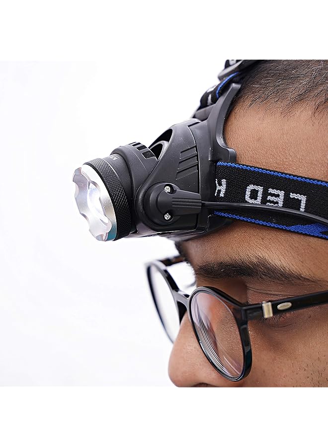 KRYPTON KNHL5344 High Power Zoomable Super Bright Headlamp 10W T6 LED Headlamps Bicycle Camping Head Torch Light led Head Lamp 1500Mah - Image 5