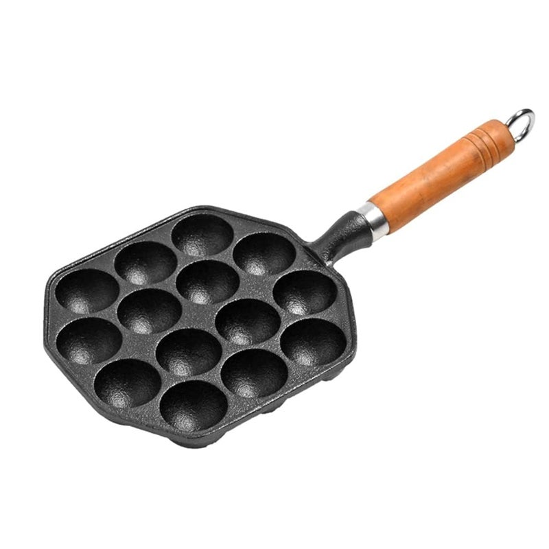 SwiftBloom Enterprise SwiftBloom Enterprise Takoyaki Pan 14 Molds Takoyaki Maker Skillet Octopus Meat Ball Mold Nostick Baking Tray for Octopus Balls Pancake mini pancakes pan mold  - Image 1