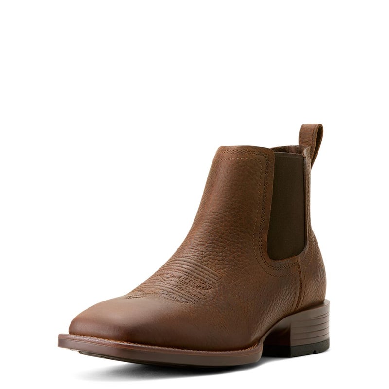 Ariat Men's Booker Ultra Western Boot, Brown Oiled Rowdy, 7.5 - Image 1