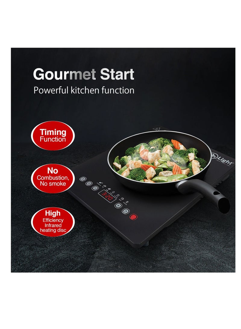 Mr. Light Infrared Glass Ceramic Cooker With Sensor Touch and Timing Function Suit For Any Pot 2000 W - Image 4