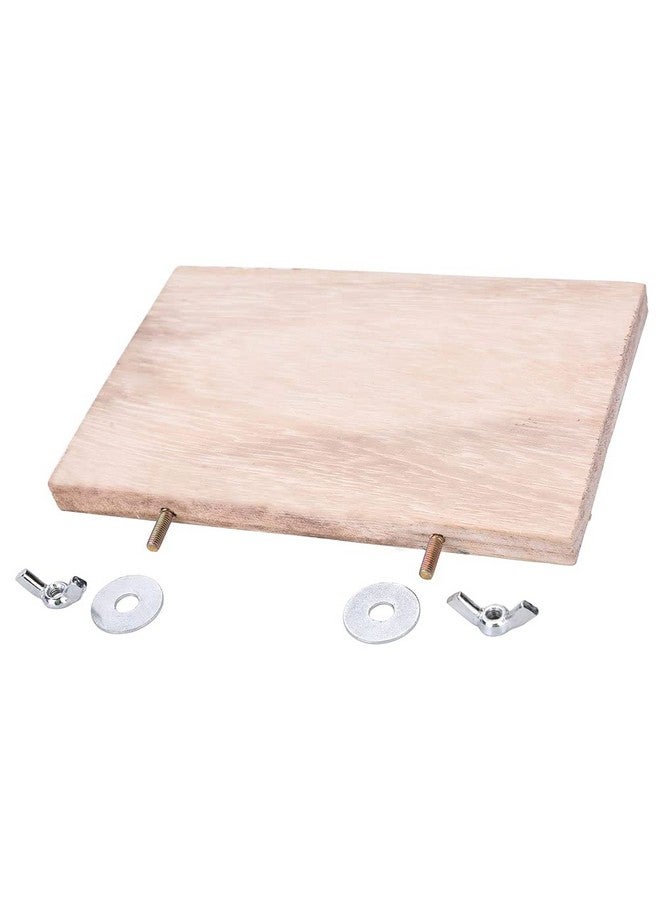 CoscosX 3Pcs Pet Parrot Bird Cage Perches Square Wooden Stand Platform Budgie Toys Bird Tree Perches for Parakeets - Image 4