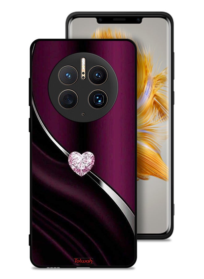 Tolwak Huawei Mate 50 Pro Protective Case Cover Diamond Heart - Image 1