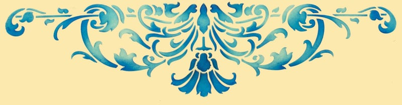 Designer Stencils C335 Turn of The Century Cake Stencil Side, Beige/Semi-Transparent - Image 3
