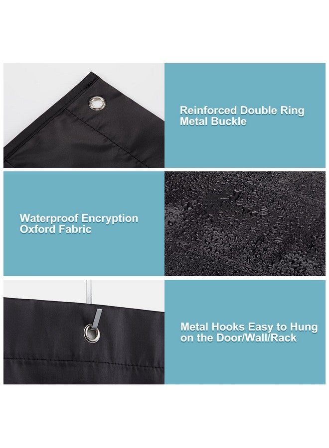 Geyee 4 Pack Wall Hanging File Folders Organizer, Heavy Duty Storage Pocket Chart, Over Door Hangers Included, Hanging Wall Paper Organizer Holder for School Classroom Office Home(10 Pocket) - Image 3