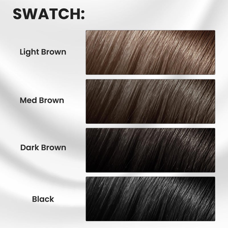 VOLLUCK Root Touch Up Stick, Instant Gray Hair Cover Concealer, 2-In-1 Double Head Hair Color Finishing Stick, Hair Mascara Brush for Eyebrow& Beard (Dark Brown, 0.23 Fl oz) - Image 5