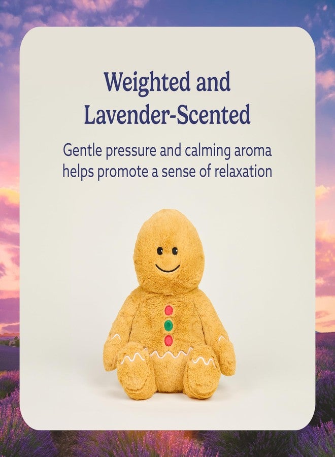 warmies Microwavable & Weighted Stuffed Animals, Gingerbread Boy - Heated Stuffed Animal Plushie for Warmth & Comfort - Cute Soft Plush Toys for Adults & Children (Boys, Girls, Babies & Toddlers) - Image 3