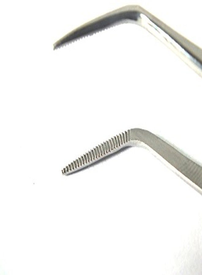 ADDLER DENTAL TWEEZERS, LINE SERRATED/FINE/STAINLESS STEEL 150MM. LIFE TIME ANTI RUSTING WARRANTY. - Image 3