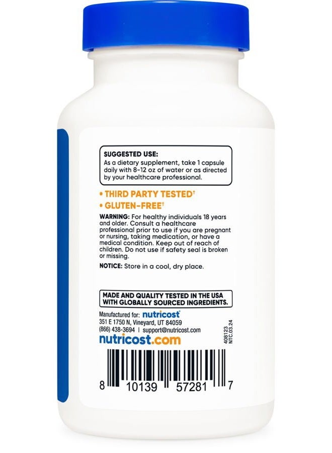 Nutricost كبسولات دihydromyricetin (DHM) (350 ملغ، 90 كبسولة) - نباتية، غير معدلة وراثيًا، 90 حصة - Image 4