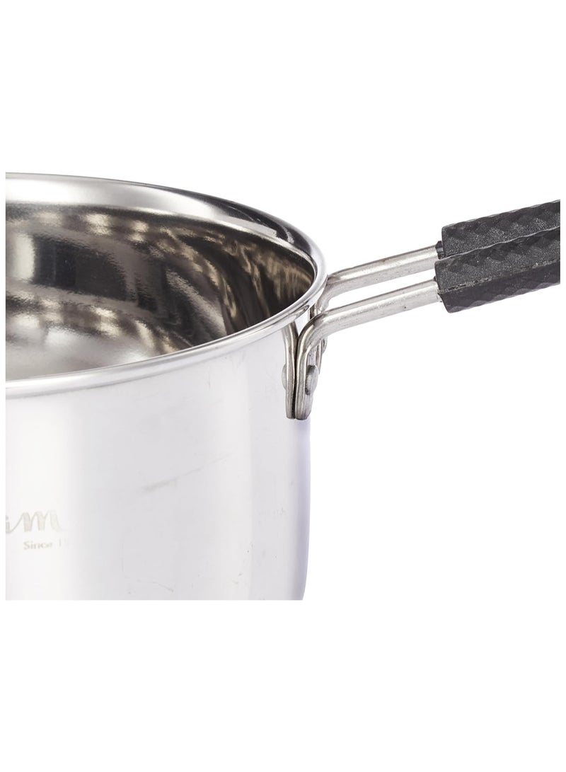 Neelam Premium Stainless Steel Saucepan with Heat-Resistant Wire Handle, 2000 ml, 22 Gauge, Durable & Easy to Clean, Perfect for Cooking Sauces, Soups, and Stews; 1 Piece - Image 2