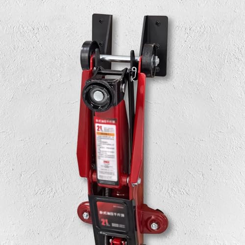 OMMUU Floor Jack Stand Rack Wall Mount Organizer, Car Hydraulic Trolley Jack Stands Holder Wall Storage Rack Mount Brackets Jack Stands Tower Trailer Accessories Tool, QC-QJD-02 - Image 5