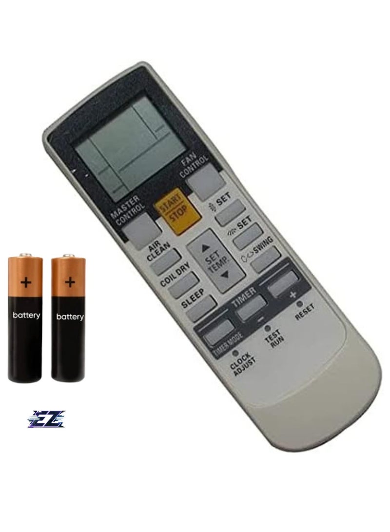 ELTRAZONE جهاز تحكم عن بعد بديل عام لمكيفات الهواء من نوع فوجيتسو – متوافق مع AUU7RLF، AR-RAJ1E، AR-RAH1U، ASU18RLB، ASU24RLB، ASU30RLXB، ASU36CLX، ASU36RLXB، ASU30RLXQ، ASU15RLS2، ASU15RLS – سهل الاستخدام، بطارية مضمونة - Image 1