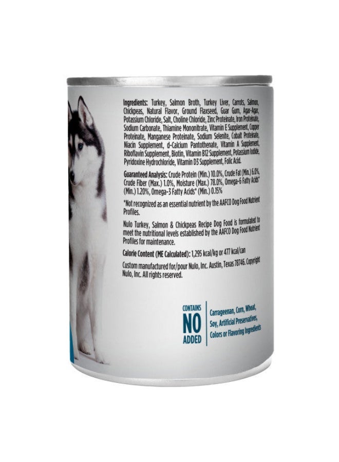Nulo Freestyle Grain Free Turkey, Salmon & Chickpeas Recipe with Probiotics Recipe 368gms - Image 2