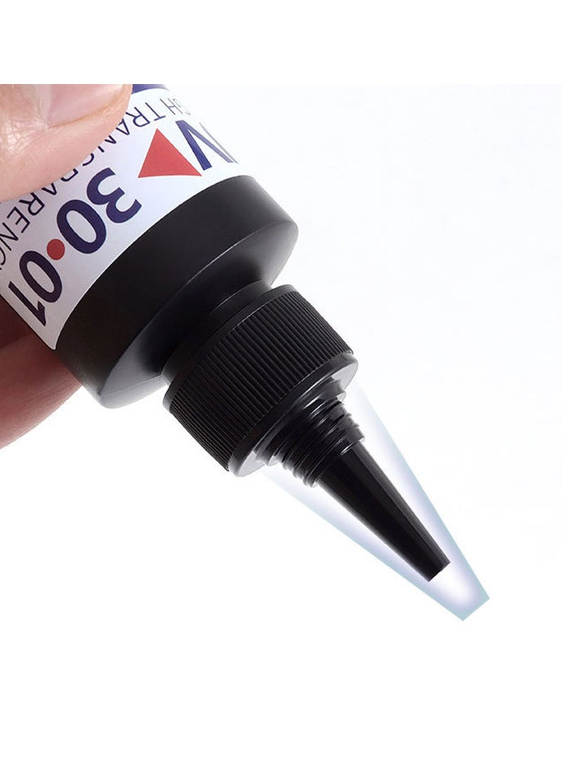 Resin art UV epoxy  resin clear 50ml 3001 thin - Image 3