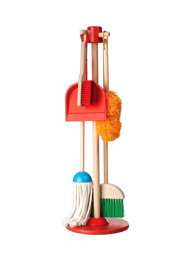 6-Piece Durable Sturdy Portable Lightweight Dust Sweep Mop House Cleaning Set - Image 1