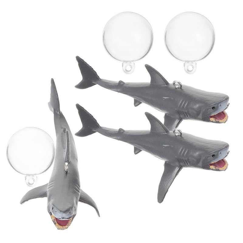 3 Sets Fish With Mini Charm Fish Landscaping Prop Aquarium Floating Decor - Image 1