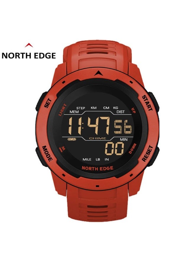 NORTH EDGE New Electronic Watch - Men's Sport Watch, Fashionable for Running, Sports and Swimming, Waterproof Watch
