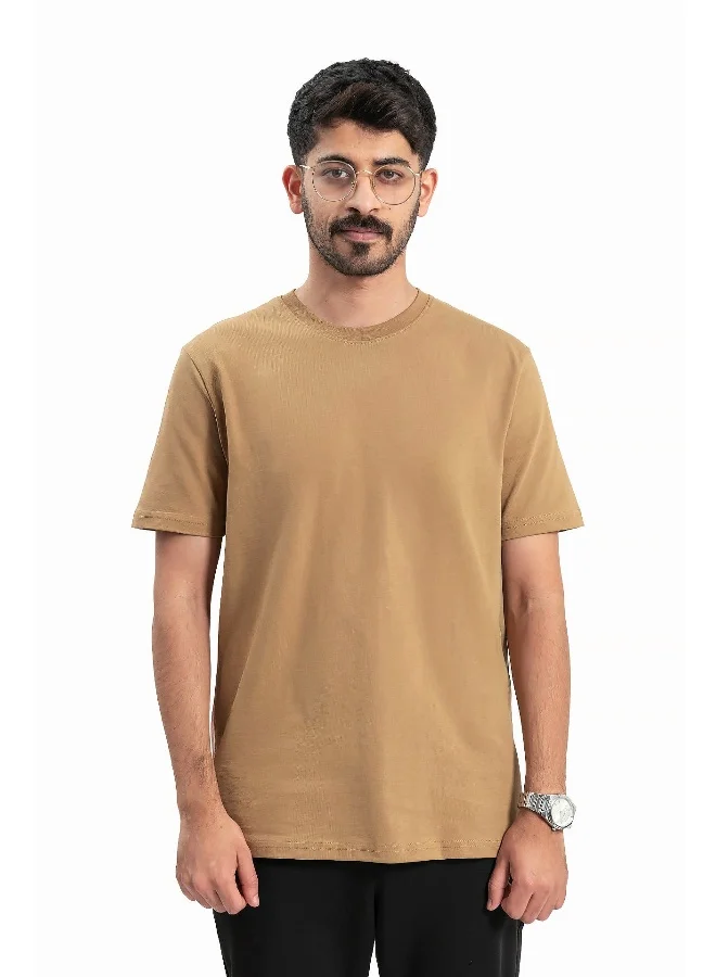 Wecre8 Men Camel T-Shirt