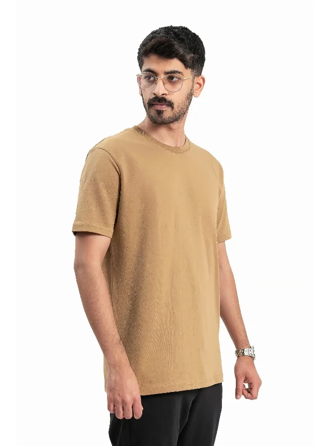 Wecre8 Men Camel T-Shirt