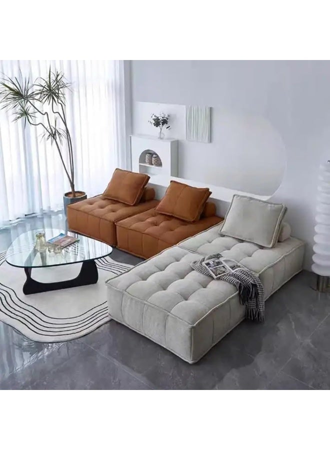 Comfynest Italian Style Modern Design Simple Style Living Room Furniture Fabric Lounge Sofa  - Image 1